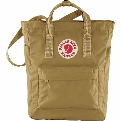 Fjallraven Women Kånken Totepack Shoulder Bag Khaki PH354114 Philippines